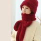 🔥Egy darabból kötött sapka és sál