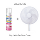 🧼🌀 Ventilátor-tisztító spray – szétszerelés nélkül. A hab feloldja a port. Minden típusú ventilátoron hatékony! 🌬️✨