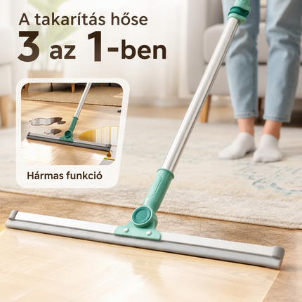 ✨ Többfunkciós szilikon seprű – szárazon és nedvesen egyaránt használható, mindenféle padlóról eltávolítja a szőrszálakat és a hajszálakat 🏠🧹