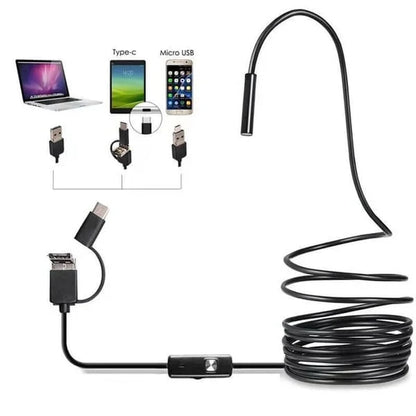 🔥 3 az 1-ben vízálló USB endoszkóp kamera LED-del 📱📸