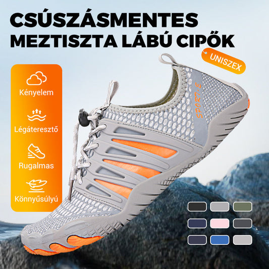 🌊Uniszex Csúszásmentes Meztiszta Lábú Cipők🌟 Mintha egy felhőn járnál! 🏖️🚶♂️