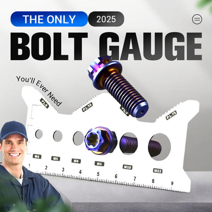 🎉 Rozsdamentes acél kétoldalas csavar mérőkártya