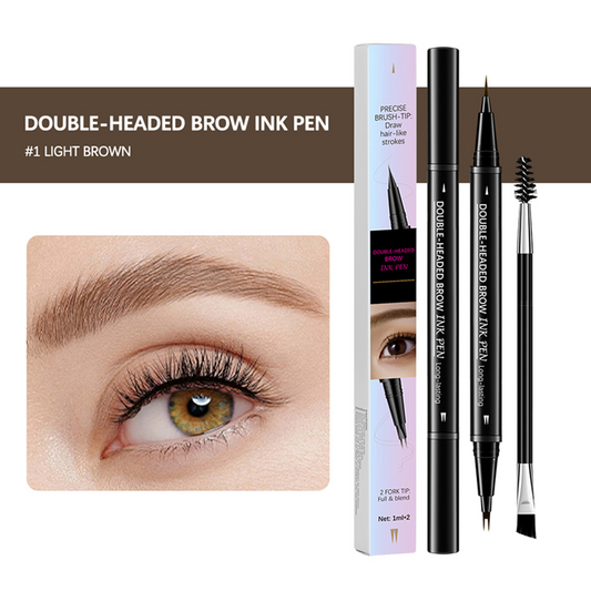 🔥💥Szemöldökceruza és kefe két véggel - 2 db/készlet
