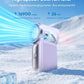 ❄️ Győzze le könnyedén a hőséget – Mini kézi ventilátor LED kijelzővel és 6 sebességgel 💨😍