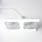 💨 Frissítse fel terét kétzónás hűtéssel – Nagyszögű hűtő LED ventilátor – Utánvétes 🌀💡