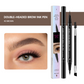 🔥💥Szemöldökceruza és kefe két véggel - 2 db/készlet