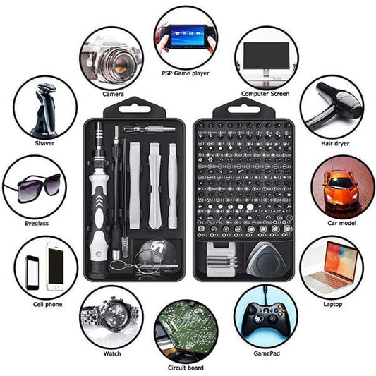 115 az 1-ben mágneses csavarhúzó készlet