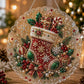 🎅🎄Karácsonyi gyöngyös gyémántművészeti függő díszkészlet | Tartós, nem fakuló gyöngyökből készült, saját kezűleg készíthető ünnepi függő dekoráció 🎅💎