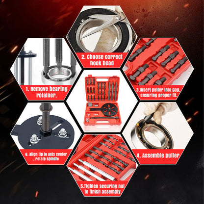 【🔩A csapágyak gyors szétszerelése】🛠️Belső csapágy eltávolító eszköz