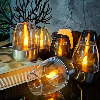 🔥1+1 INGYEN！🕯️ LED gyertyák hangulatfény - Napenergia táplálású 🌞🔋