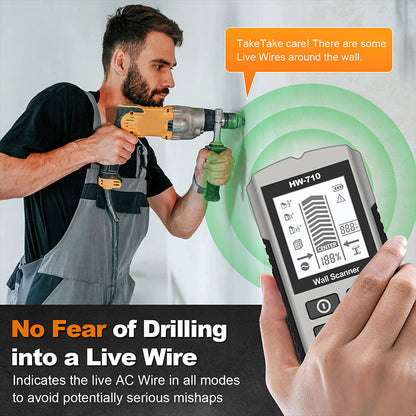 🔥💯 Többfunkciós kézi fém- és fali érzékelő