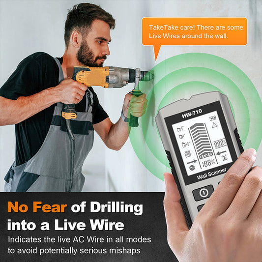 🔥💯 Többfunkciós kézi fém- és fali érzékelő