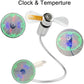 💨⏰ LED Órás USB Ventilátor Lámpával