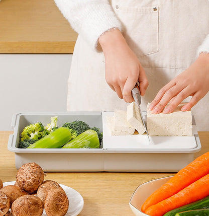 Többfunkciós reszelő és lecsepegtető vágódeszka