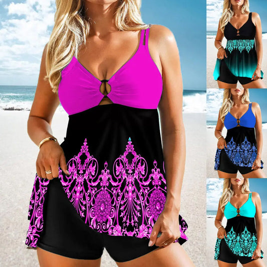 👙Női dupla pántos egyrészes fürdőruha🏖️