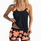 🩱【S-3XL】Női mintás tankini + rövidnadrág💖