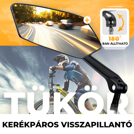 🚴‍♀️🔍 360° forgatható állítható kerékpár visszapillantó tükör 💖