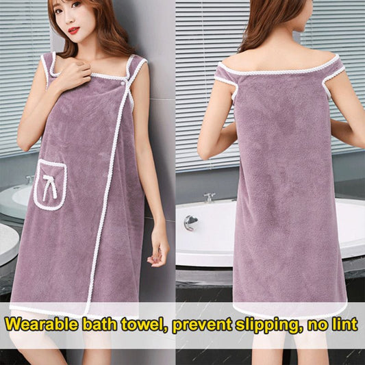 Női egyszínű gyapjú köntös korall színben