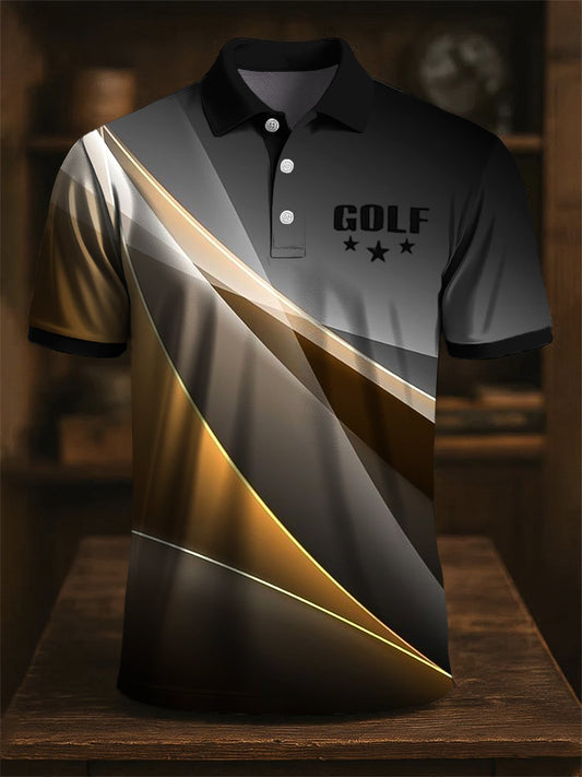 Művészet klasszikus geometriai színes blokk nyomtatás alkalmi üzleti póló