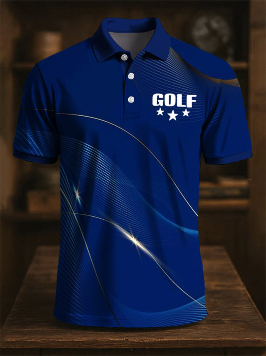 Művészet klasszikus szabálytalan vonal nyomtatás alkalmi üzleti póló