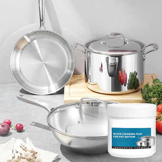 Erősen ható tisztítópaszta leégett ételmaradványok eltávolítására konyhai edényekről