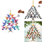 🕊️Akril kolibri karácsonyi dísz✨