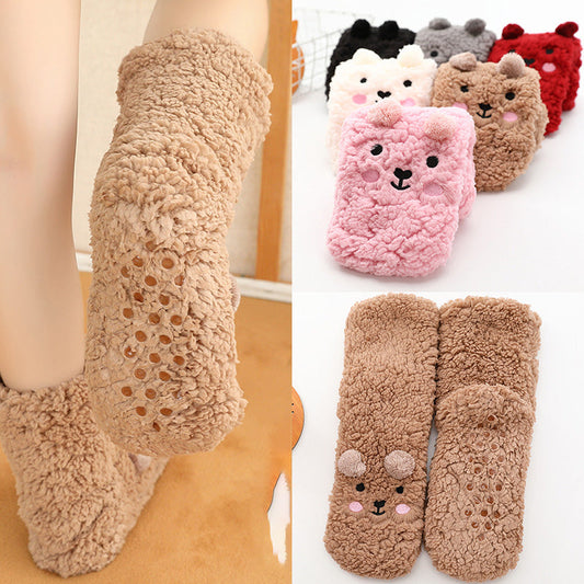 Aranyos, extra vastag, puha, kényelmes otthoni zoknik