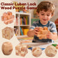 🌿 Klasszikus fa Luban zárós puzzle 🧩🧠