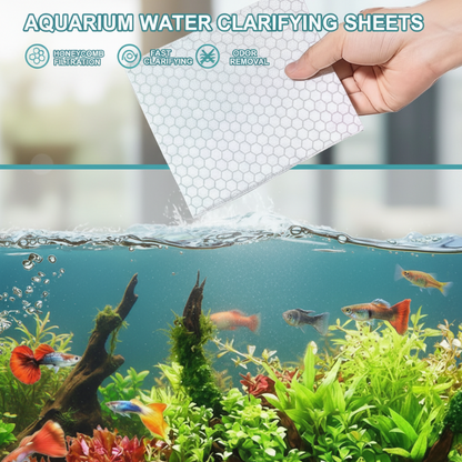 🐠 1+1 INGYEN! ✨ AKVÁRIUM TISZTÍTÓ LAPOK – Kristálytiszta víz 24 óra alatt, eltávolítja a szagokat és szennyeződéseket, minden hal és növény számára biztonságos 🌿🔮
