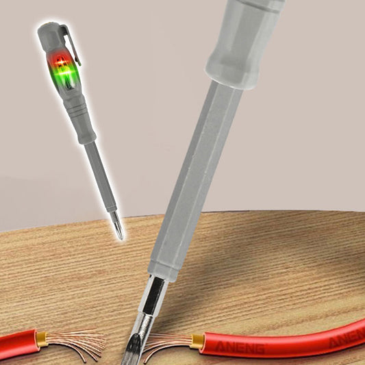 ⚡ 1+1 INGYEN! ✨ CSavarhúzó feszültségmérő – kettős funkciójú, LED-kijelzővel, biztonságosan érzékeli az áram alatt álló vezetékeket, zseb méretű, villanyszerelők és barkácsolók számára 🔧💡