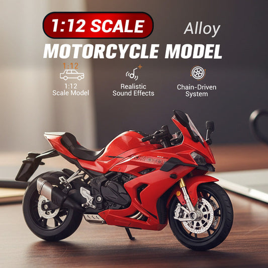 🏍️1:12 méretarányú motorkerékpár modell 🎁