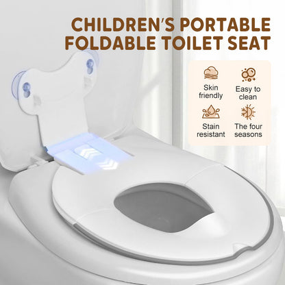🚽 Hordozható, összecsukható gyermek WC-ülés - univerzális méret (99% WC-hez alkalmas)