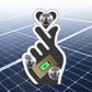 💜Napenergiával működő ujj szív LED autó lámpa🌟