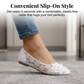 💕👞 Női virágos csipkés slip-on loafer – Lélegző, kényelmes, elegáns🌸🌬️