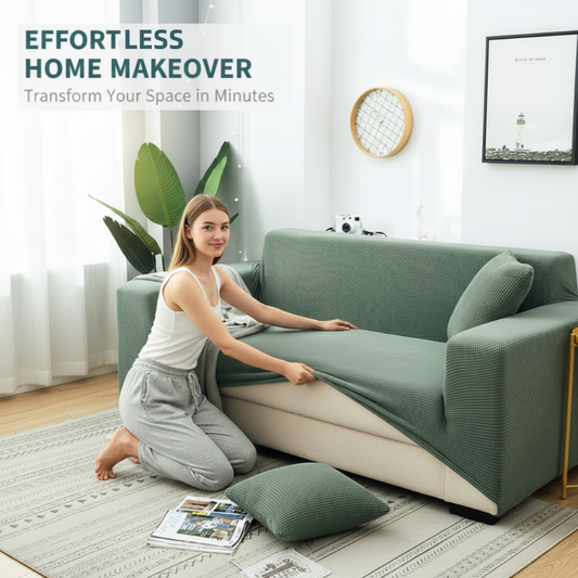 🛋️✨Jacquard kötött, rugalmas kanapéhuzat