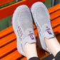👟 Fly Knit ortopéd cipő – ívelt talptámasz, lélegző és párnázott 🦶✨🩺