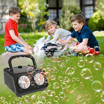 🔥 Többlyukú hordozható buborékfújó gép 👶💕