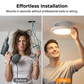 🔥🔋 Újratölthető LED Mozgásérzékelős Mennyezeti Fény 💡✨