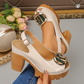 👡 Elegáns nyári szandál – Nyitott orr, díszes csatok & kényelmes talp🌸✨💃