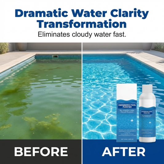 Úszómedence-tisztítószer – kristálytiszta víz, gondtalan élvezet!