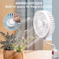 🔌 Rugalmas mini dugaszolható ventilátor – 360°-ban hajlítható nyak | USB-ről táplált, rendkívül kompakt, csendes hűtés – ideális íróasztalra, utazáshoz és kollégiumi használatra 🌬️✨