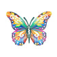 🦋 Prémium fém pillangó faldekor – Időjárásálló dísz kertbe, teraszra és erkélyre