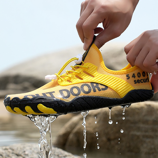 Uniszex könnyű gyorsan száradó sportcipők – Vízleeresztő nyílások, csúszásgátló gumitalp