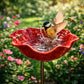 🌿 Művészet a Kertben: Kézzel Készített Fém Virágtámasz – Esztétika és Funkció! 🌺🐦