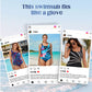 🏊‍♀️L-4XL☀️ Női mintás egyrészes fürdőruha 🌈