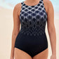 🏊‍♀️L-4XL☀️ Női mintás egyrészes fürdőruha 🌈