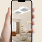 💨 Frissítse fel terét kétzónás hűtéssel – Nagyszögű hűtő LED ventilátor – Utánvétes 🌀💡