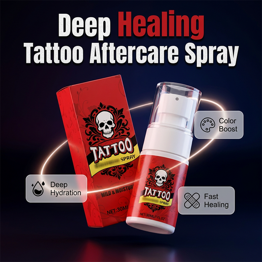 🎨 Élénkítse tetoválása színeit – Mélyen ápoló hidratáló spray tetoválás utóápoláshoz – Utánvétes 💧