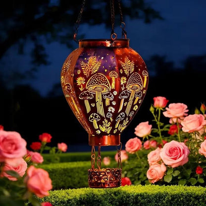 ✨🍄Napenergiával működő, léggömb alakú lámpások – kerti lámpák💡