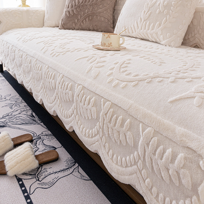 🛋️ 50% kedvezmény! 🐰 Műnyúlszőr kanapéhuzat – csúszásgátló és rendkívül puha ✨